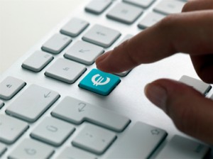 Teclado con símbolo de euro
